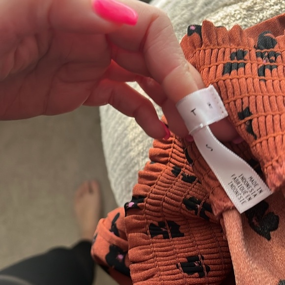 “Leith-  belted floral shorts size small” - Picture 4 of 6